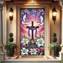 1 pieza Bandera plana 2D de Pascua - Agrega creatividad y personalización a tus decoraciones de Pascua. - 1 pieza - Ver 5