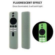 适用于小米电视遥控器的硅胶保护套，带挂绳，也适用于小米电视盒4K第二代遥控器，防摔防摔
