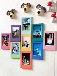 5/10/20 pezzi Cornici fotografiche magnetiche per pellicole Fujifilm Mini, cornici per foto a doppia faccia per frigorifero, cornici per opere d'arte - Multicolore - Visualizzare 8