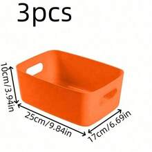 1 件大容量抽屉收纳盒，多用途收纳篮，适用于家庭、化妆品、袜子、内衣 - 彩色 - 查看 11