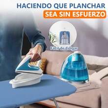 CYPNTabla de Planchar Plegable con Soporte para Plancha Burro Compacto con Patas Antideslizantes para Usar en Mesa o Cama Ideal para Hogar Lavandería y Viajes Azul 97x30x16 cmFashion - 221167957 - Ver 5