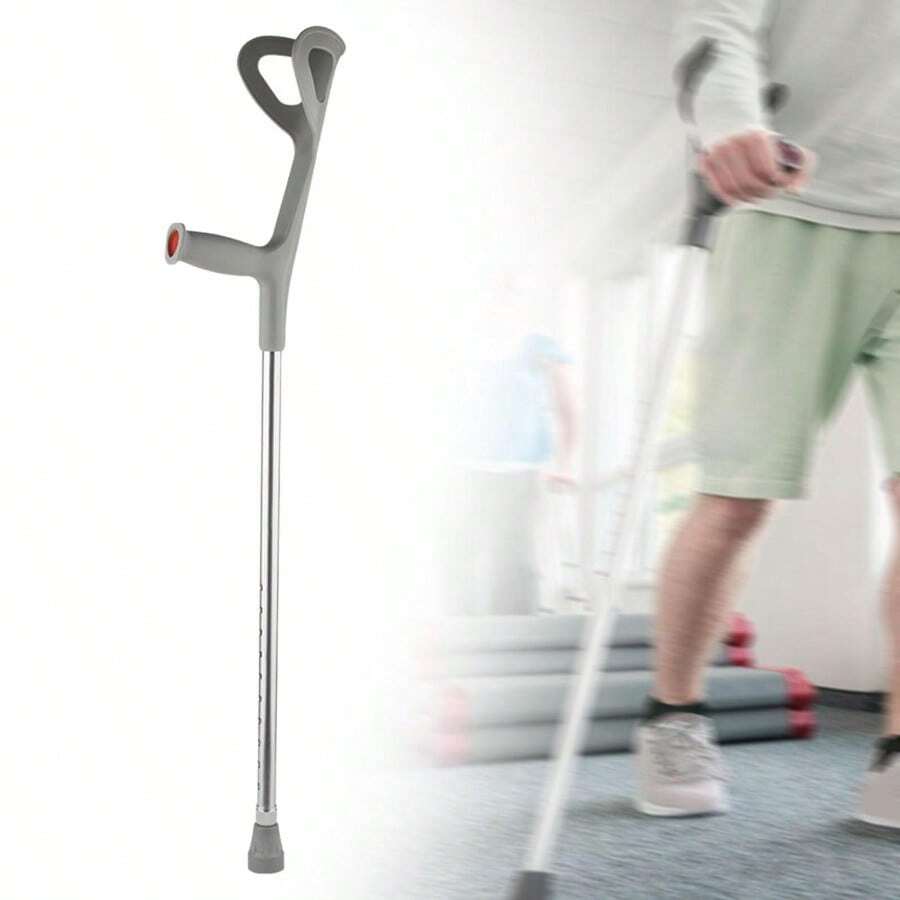 Bastón de codo telescópico, adecuado para hombres, mujeres, jóvenes y mayores. - 1 pieza - Ver 1