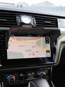 Universal Car GPS Sunshade – 7-12 Inch Dashboard Cover For Navigation, Radio & Rearview Display, Anti-Glare & UV Protection, Adjustable Design, Fits All Cars - GPS Sunshade - View 3