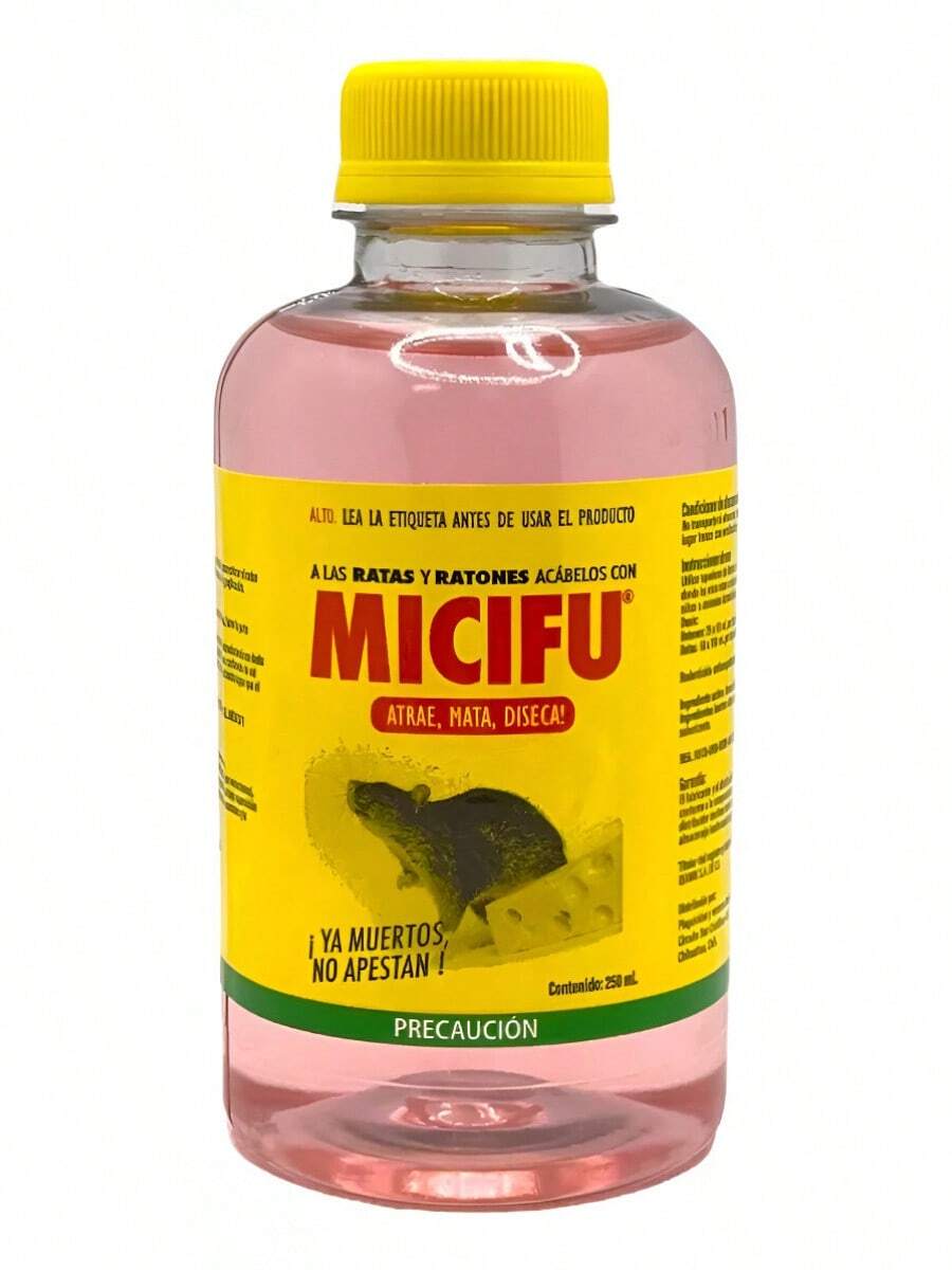 TendenciaAtrae, Mata Y Diseca Rata Y Ratones Micifu Líquido 250ml.Calidad premium - 1 - Ver 1
