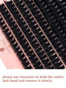 320 Clusters 100D Faux Mink Eyelashes Cluster Lashes 0.07mm D Curling 10-16mm Mix Natural Eyelashes Extension 3D Russian Strip Volume Individual Eyelash Cluster Makeup Tools(60D 80D Lash Individual Cluster)