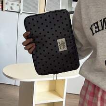 Korean Ins Lace Embroidery Polka Dot Commuter Laptop Sleeve Bag 11/13/15 Inch IPad Tablet Protective Inner Case - Multicolor - View 6