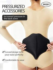 1pc Women Foam Board Flattening Tummy Control, Foam Compression Back Board, BBL Back Fat Absorbing Compression Plate, Shapewear Accessory - Multicolor - View 9