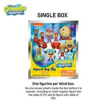 Nickelodeon 1pc SpongeBob SquarePants Official 3D Cartoon Blind Box Keychain, Includes SpongeBob, Patrick, Squidward, Mr. Krabs And Other Bikini Bottom Friends, Random 1 Cute PVC Collectible Pendant, Great For Anniversary, Christmas, Halloween Gifts - Multicolor - View 6