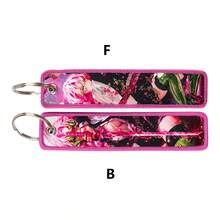 1pc Demon Slayer Anime Cartoon Character Tanjiro Kamado & Zenitsu Agatsuma Bag Charm Pendant, Fashionable Anime Accessory For Daily Wear Or Gift - Multicolor - View 9