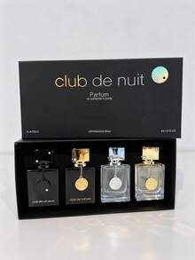 Pack EXCLUSIVO 4 Perfumes Night Club  perfumes de hombre| Aroma Irresistible: Bergamota Fresca + Rosa Dulce + Vainilla Seductora  perfume mujer | REGALO PERFECTO para Día de Reyes, Día del Amor, Día de las Madres, Navidad y Día de los Muertos (México) | ¡Oferta Limitada! - Múltiples aromas - Ver 6