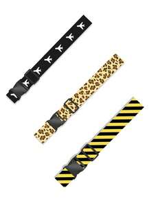 Printed With Leopard Print Aircraft Stripes Luggage Straps,Cruise Luggage Tags,Luggage Straps Set Adjustable Belts,Packing Belt Luggage Tie,Suitcase Straps Reinforced One-Word Luggage Straps Insert Buckle Suitcase Packing Strapsluggage Straps,Back To School Gifts,Teacher Gifts