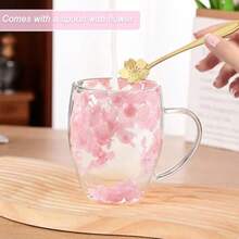 CYPNRegalos para mujer tazas de café de vidrio de doble pared lindas tazas de té de vidrio con asas taza de otoño regalos de cumpleaños para mejores amigos maestro mamá regalos para regalos para elFashion - 222337846 - Ver 3