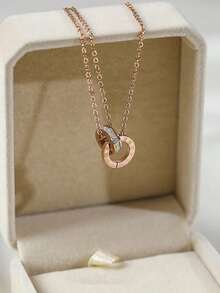 LUCKYFOX Battery-Powered Watch Set With Elegant Bracelet Gift Box, Women's Fashion Vintage High-End Quartz Watch With Rhinestone-Decorated Iridescent Dial And Leather Strap, Luxury Gift Set With Greeting Card, Suitable For Holidays, Valentine's Day - Brown - View 5