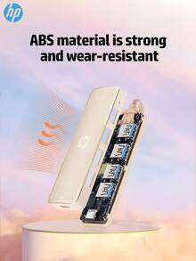 HP 4-In-1 USB Hub With Type-C Charging Adapter, Compatible With Apple Laptops, Supports 4K Projection And PD Charging, Available In Black, White, Beige, And Silver