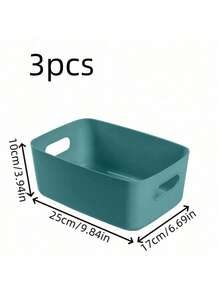 1 件大容量抽屉收纳盒，多用途收纳篮，适用于家庭、化妆品、袜子、内衣 - 彩色 - 查看 10