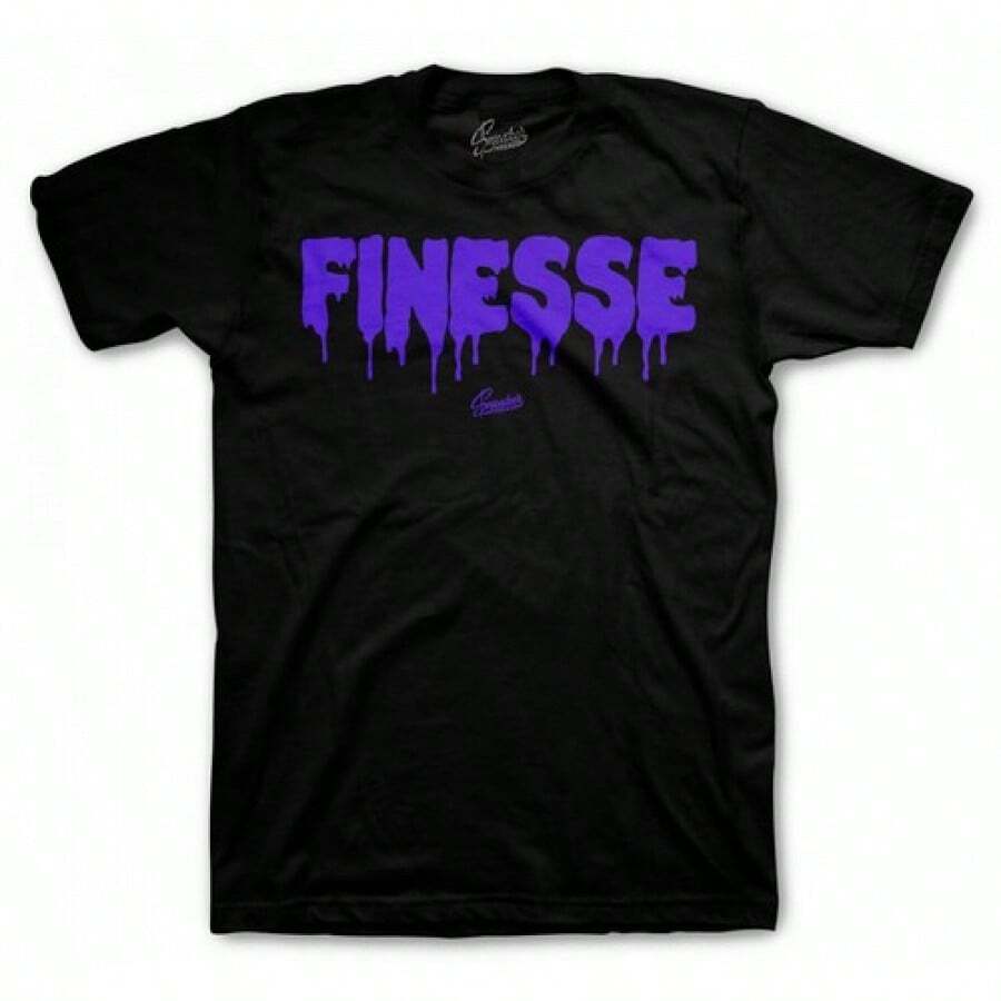 Camiseta a juego 13 Court Purple - Finesse Tee - Negro - Ver 1