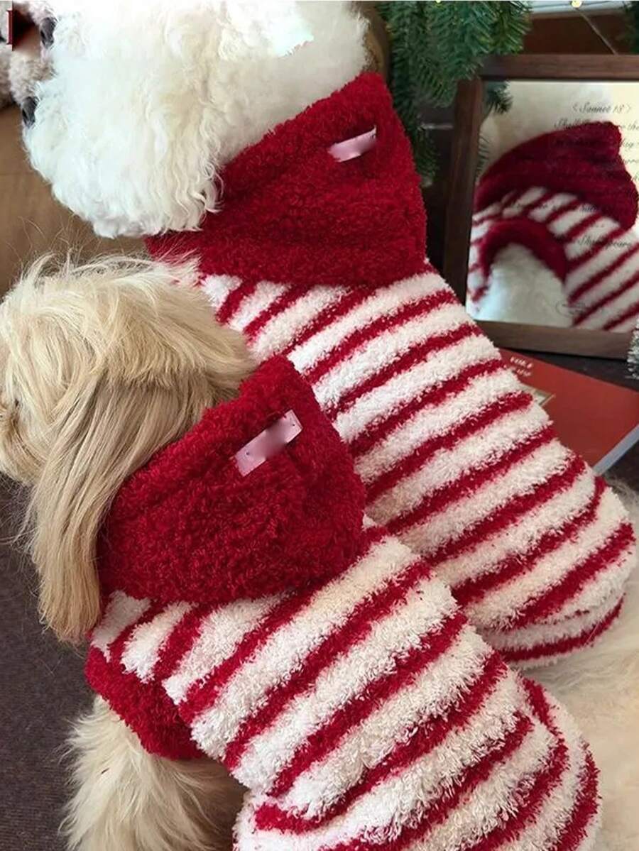 Small Dog & Cat Sleeveless Fleece Sweater, Autumn/Winter - Multicolor - View 1