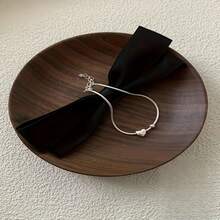 1件优雅心形吊坠手链 - 适合情人节、周年纪念日和日常佩戴 - 銀色愛心手鍊#SZ1405 - 查看 3