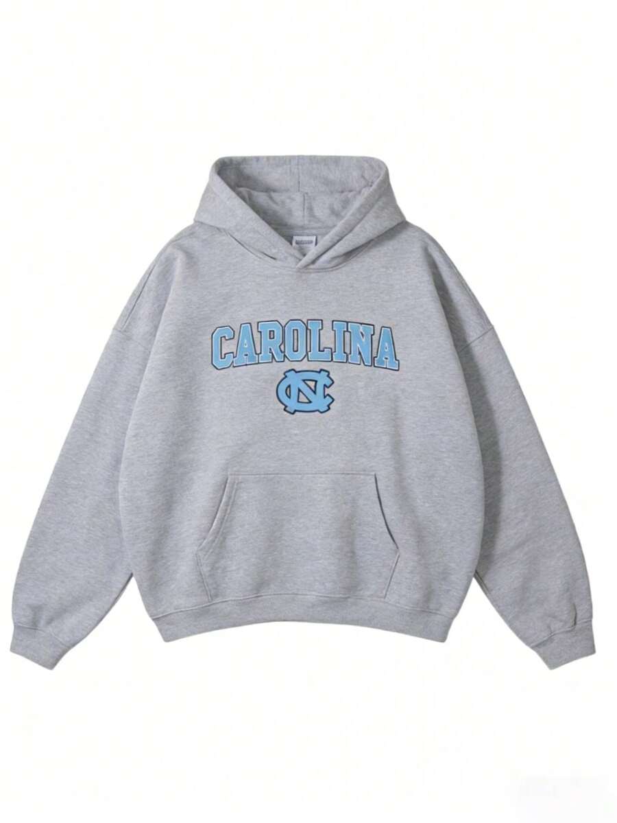 Vintage Sport Teams Collection Unisex Crewneck Black Hoodie, Graphic Team Collection Hoodie, Gift For  Fans-New Arrivals For Autumn/Winter: Unisex Relaxed-Fit Cotton-Blend Long-Sleeve Hooded Sweatshirt - 灰色6 - 查看 1