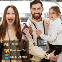 TendenciaPorta Pasaporte Funda Rfid Lmpermeable Protectora Para Viaje Gris OscuroCalidad premium - 1 - Ver 8