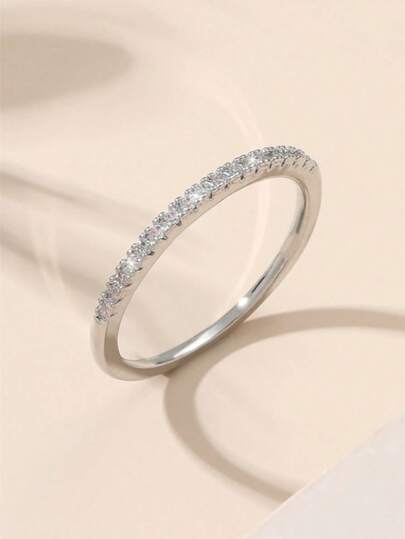 Anillos de mujer clásicos, lindos y elegantes de moda europea, americana/japonesa, coreana/de Oriente Medio 2026, promoción especial del Día de San Valentín y el Ramadán 2026, material de latón con micro-incrustación de circonita, anillos de mujer exquisitos y lindos