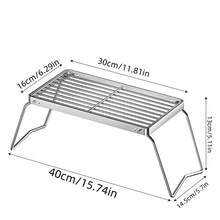 1个户外多用途不锈钢烧烤架，适用于露营、野餐、户外聚会和节日聚会，重型烧烤架，适用于燃气、木炭和电烤炉，是夏季烧烤、家庭聚会和户外烹饪的理想之选，坚固耐用的防锈材料，适用于多种使用场景。