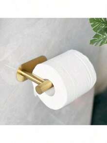 1pc Bathroom Wall Mounted Towel Rack, Suitable For Kitchen, Bathroom And Laundry Room, Stainless Steel Towel Ring, Towel Bar, No Drill Dish Cloth Rack, Heavy Duty Towel Holder, Tissue Holder, Face Towel Rack, Hooks, Bathroom Storage Basket, Hardware Accessories, Bathroom Towel Rack Available In Multiple Colors - Multicolor - View 10