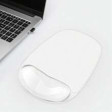 Gel Wrist Rest For ,Ergonomic Pad With Clear Cushioned Pa 1lm Rest,Gel  Pad With Wrist Support,Small Desk Mat,Office Desk Work Accessories For Women,Carpal Tunnel Relief (A-Clear) - A-Clear - 查看 2