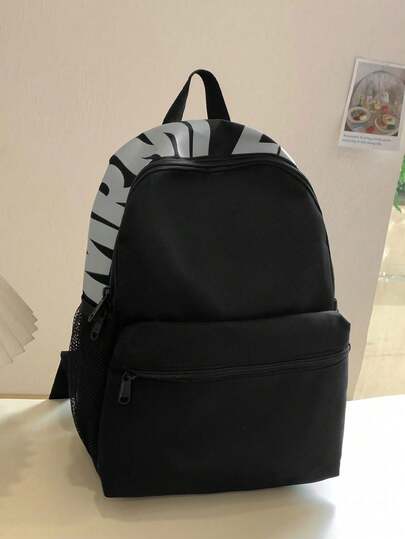 New Fashionable Girl's Backpack, Made Of Nylon Waterproof Fabric, With A Drawstring Closure And Multiple Pockets, A Large Capacity Casual Backpack, A Student Travel Bag, And A Sports And Fitness Bag, Suitable For Daily Use, Sports And Fitness, Short Trips, And Students Going To School.