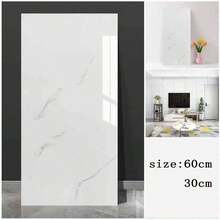 10/20/50 Pieces Of Marble Effect Pattern Self-Adhesive Wall Tiles, Imitation Natural Rock Wallpaper, Vinyl Foam Wall Stickers, Waterproof And Moisture-Proof, Easy To Clean And Cut, Peelable, Suitable For Bathroom, Living Room, Kitchen, Bedroom Decoration Wall Decoration Stickers - Multicolor - View 16
