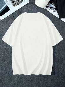 Y2K Anime Eye Print Oversized T-Shirt, Loose Fit, Premium Soft Fabric, Summer/Spring - 白色 - 查看 2