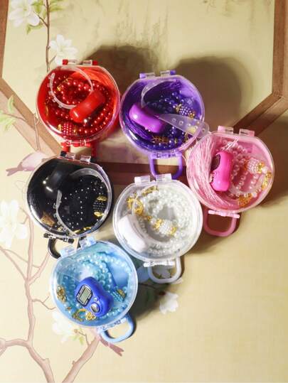 1pc Spring Breeze, Islamic Prayer Beads With Counter, Ramadan Counting Device