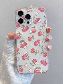 1pc Pixel Cherry Blossom Pattern Camera Lens Protector Cover, Compatible With Samsung, Nothing, Pixel, INFINIX, Apple, Xiaomi Redmi - Multicolor - View 4