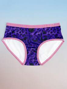 5pcs Women's Disney IP Authorized Panties, Minnie Mouse & Mickey Mouse Cartoon Print Sexy Briefs, Disney Element Printed Low-Waist Underwear - Multicolor - View 5