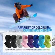 Balaclava Ski MenWomen Extreme Cold Weather Full Face Masks Warm Cover Winter Face Skiing Snowboarding - Navy + 1 - View 8