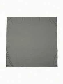 1 Stück Satinhalstuch, weich & hautfreundliches kleines Tuch, geeignet für den täglichen Lässig-Mode-Einsatz - Olivgrün - Übersicht 3