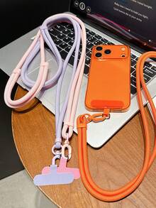 1 pieza Cordón ajustable de alta gama para cruzar el Body/atar al cuello, apto para todos los teléfonos inteligentes compatibles con Android y la mayoría de teléfonos inteligentes, regalo para madre, familia, amigos, niños, cumpleaños, vacaciones - Multicolor - Ver 4