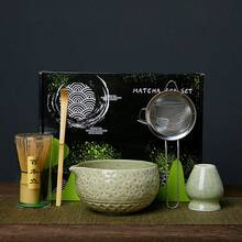 1pc/5pcs Sakura Pink & Matcha Tea Set, Includes Matcha Bowl, Matcha Whisk, Matcha Cup, Stirrer, Tea Spoon, Tea Bowl Set, Matcha Preparation Tools, Sweets & Beverage Making Tools, Japanese Gift Box, Matsukane Matcha Stirring Set, Gift For Matcha Lovers - Multicolor - View 10