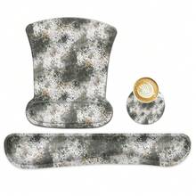 Keyboard Wrist Rest Pad  Pad Set,Ergonomic  Pad For Laptop Computer,Wrist Support Memory Foam Desk Pad For Gaming Office,Non Slip Rubber Pad Typing Relief Pain (Pad204) - Mousepad204 - View 1