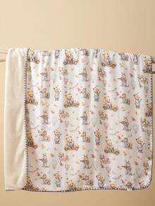 1pc Cute Print Soft Cozy Newborn Baby Blanket, 100*110cm - Multicolor - View 12