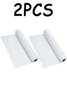 2张/1卷厨房吸油纸，不粘烘焙纸卷，耐热材料，双面可用，可定制尺寸5米/10米/20米/50米，适用于烤箱、烤架、空气炸锅、蒸锅、烘焙、烤制、空气炸、蒸面包、纸杯蛋糕、煎培根、热狗、汉堡、汤、烹饪肉类和披萨等。 - 白色 - 查看 17