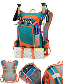 Lightweight Outdoor Backpack For Hiking, Cycling, Trekking, With Hydration Bladder Compartment