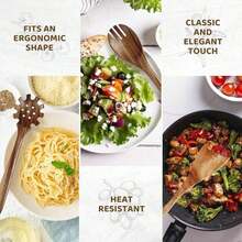 Premium Quality Natural Boxwood Cooking Utensils, Spatula Suitable For Kitchen, Christmas Gift, Holiday Items - Natural Wood Color - View 6