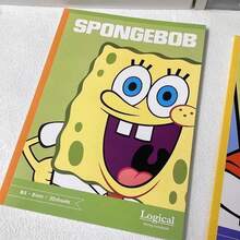 Spongebob Squarepants Octopus B5 Notebook, High-Quality Student Memo Pad, Learning Diary, Cute Journal - Multicolor - View 3