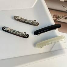 4pcs Minimalist Spring Hair Clips Set Casual,Leopard Print, School Stuff, Hair Accessories - Multicolor - View 6