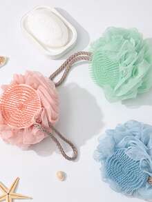 Valentine's Day 2-In-1 Massage Shower Flower, Multi-Functional Shampoo & Body Wash - Multicolor - View 2