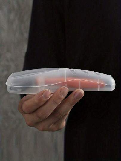 Plastic Shaver Travel Storage Case, Designed For Storing And Protecting Wet Shaver During Travel, Made Of High-Quality PP Plastic, Suitable For Men And Women, Compact And Portable Protective Shaver Case - Transparent Dust-Proof Travel Storage Box, Plastic Shaver Holder, Bathroom Essential