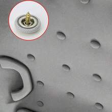 60pcs Car Roof Repair Screw Kit, Practical Tool Designed For Fixing Loose Or Detached Car Roof Lining, Utilizing Nylon Clips And Screws To Firmly Secure The Roof Lining To The Vehicle Body, Car Roof Lining Repair Kit, Auto Replacement Parts - 60pcs Ceiling Repair Buckles - View 9