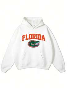 Vintage Sport Teams Collection Unisex Crewneck Black Hoodie, Graphic Team Collection Hoodie, Gift For Fans-New Arrivals For Autumn/Winter: Unisex Relaxed-Fit Cotton-Blend Long-Sleeve Hooded Sweatshirt - 白色 - 查看 8