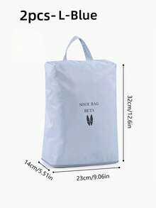 Bộ 1 túi đựng giày màu hồng, xám, xanh dương, trắng, túi đựng giày thể thao, du lịch, túi đựng giày chống ẩm, chống ố vàng cho ký túc xá sinh viên, túi đựng giày du lịch có dây rút, túi đựng giày chống bụi, đồ dùng cần thiết cho cả nam và nữ, đồ dùng cần thiết cho du lịch trên tàu biển, đồ dùng cần thiết cho kỳ nghỉ. - Nhiều màu - Xem 19